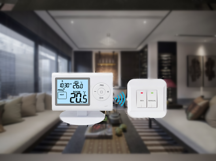 Riseem Digital Temperature Control 7 Day Programmable Thermostat with Heat and Cool