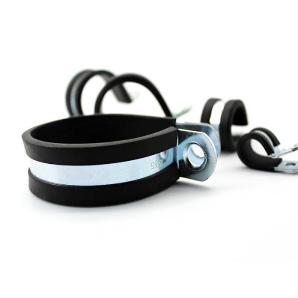 Galvanized Steel High Strength Tube Pipe Clamp Rubber Loaded Coated Metal Hose Clamps