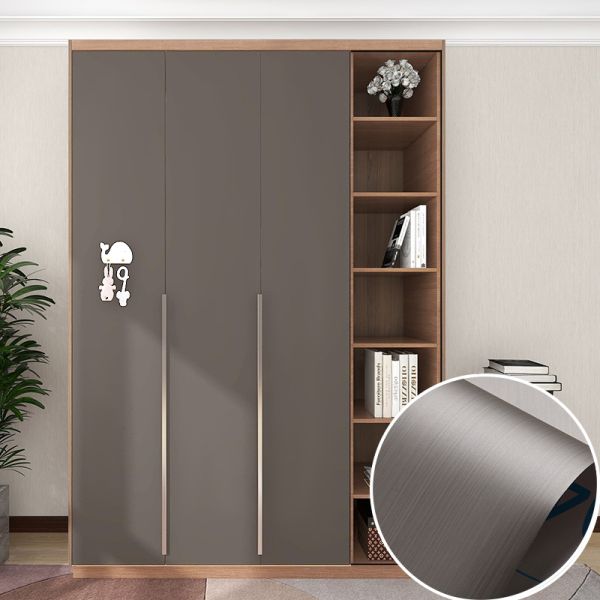 Papel de pared de PVC blanco con cáscara de mármol y pegamento para decoración del hogar o muebles