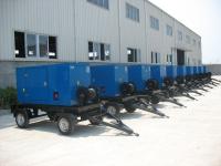A água móvel de Perkins Diesel Generator 65Kva 150kw 100kva do trole esfriou
