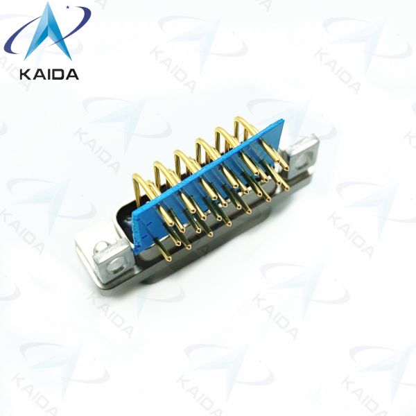 J30J-25ZKWP Coupling Nut Brass For Material Handling Equipment 90° PCB Receptacle With Socket