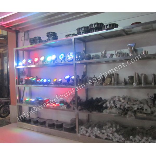 Waterproof Solar Underwater Fountain Lights Submersible Outdoor Customized