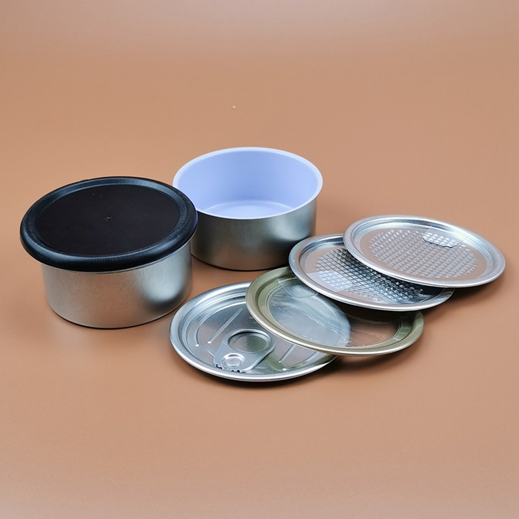 Изготовленное на заказ олово конопли тяги кольца металла упаковывая пустую жестяную коробку мяса тунца