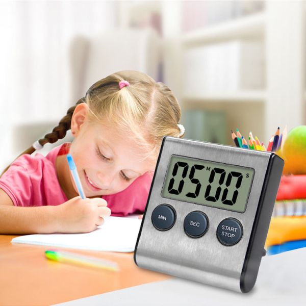 DTH-23 Digital Count Up And Down Magnetic Timer Clock With Alarm Fast Setting For Cooking Digital Countdown Kitchen Timer