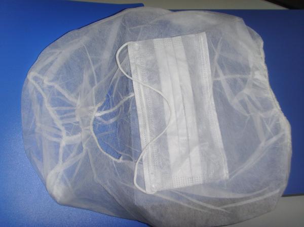 Soft Medical Disposable Hair Caps Hood Astronaut Caps PP Non Woven Material
