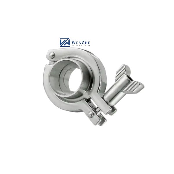 Stainless Steel 304 316 Clamp Single Pin Sanitary Tri Clamp Forged Connection