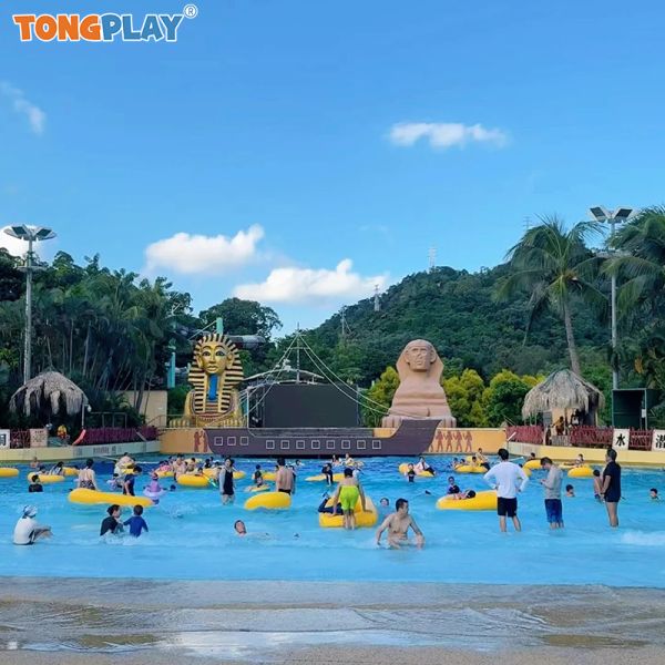 Commercial Theme Water Park, Popular Entertainment Games Water Park Wave Equipment Swimming Pool Wave Machine