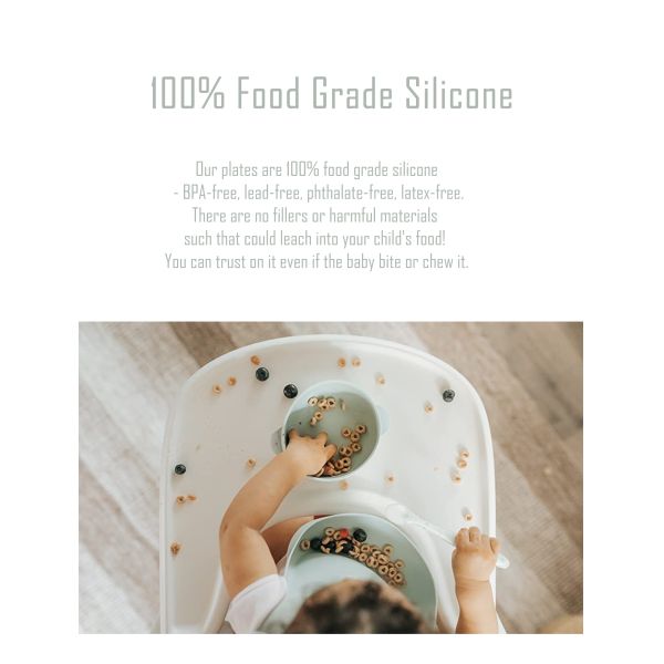 Food Degree Baby Silicone Food Bowl Suitable For Dishwasher FDA Approved