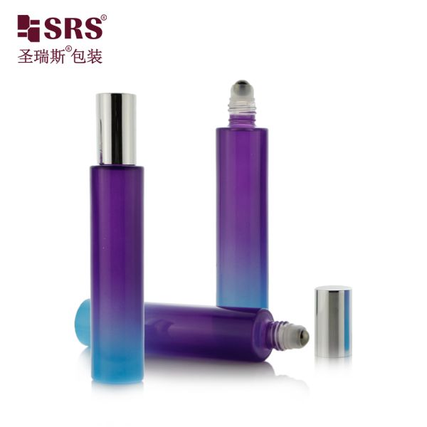 Luxury Thick Bottom Glass Roll On Bottle with No Leakage for Perfume and Essential Oil