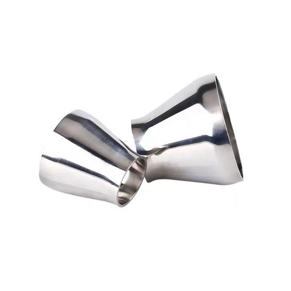 Stainless Steel Forged 3A DIN Reducing Sanitary Mirror Welded Reducer 304 316 Transition