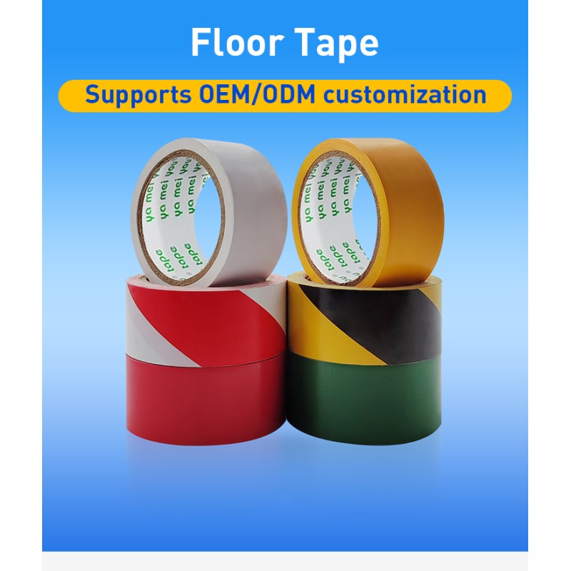 Scratch Proof Waterproof PVC Floor Tape Smooth Flat For Industrial Use