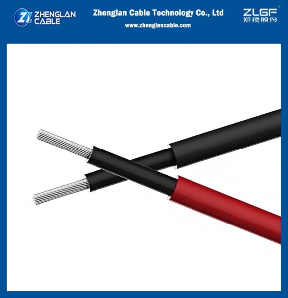 Cable fotovoltaico CC 1.5KV CU/XLPO/XLPO 4mm2 Cable solar de cobre enlatado H1Z2Z2-K