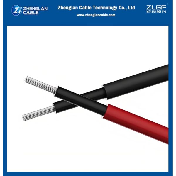 Photovoltaic Cable DC 1.5KV CU/XLPO/XLPO 4mm2 Tinned coppersolar cable H1Z2Z2-K