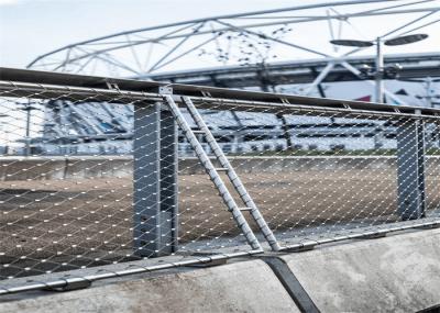 1.2mm Stainless Steel Cable Balustrade Mesh Infill Ferruled For Zoo Aviary Fence