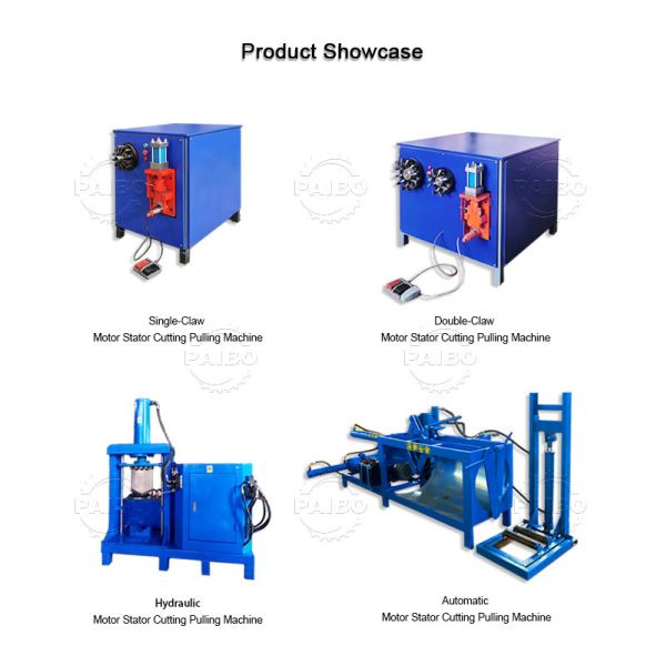 Electric Motor Recycling Machine Scrap Motor Stator Wrecker Copper And Iron Recycling
