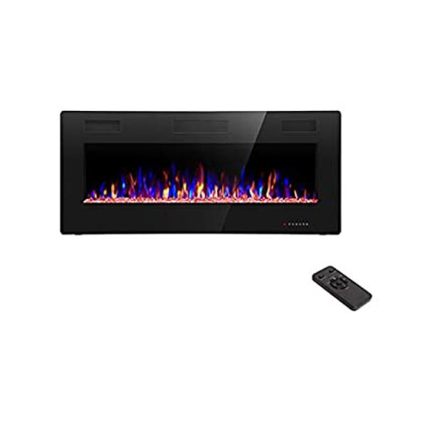 Chaminé moderno interior com 9 opções de cores e AC120V/60HZ