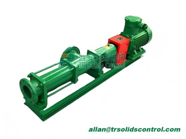 Équipement de contrôle des solides pompe à vis 60m3/h 15kw TRG60A-150 Sortie haute efficacité
