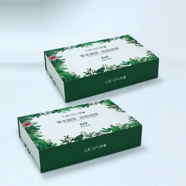Calendaring 1000g Art Paper Wig Cosmetic Gift Box Packaging