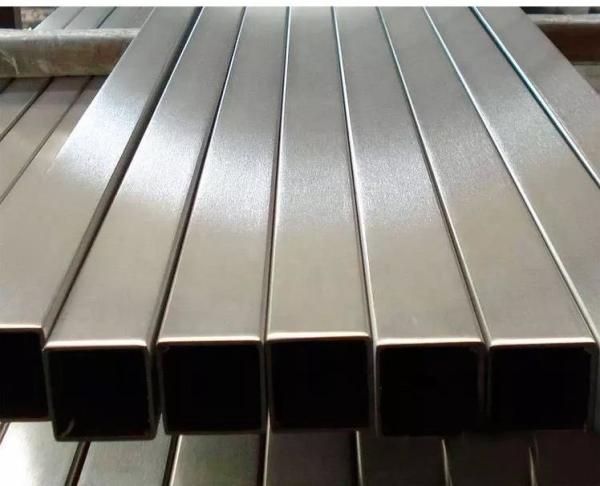 Tubos quadrados de aço inoxidável 304 seção oca laminados a frio para fabricação de papel