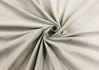 a tela de estofamento de 110GSM Microsuede/reciclou o cinza amigável da ostra de Eco da tela do animal de estimação