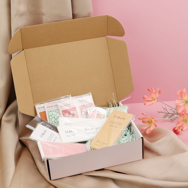 Custom Die Cut Rectangular Security Seal Sticker Waterproof Gift Box Sticker