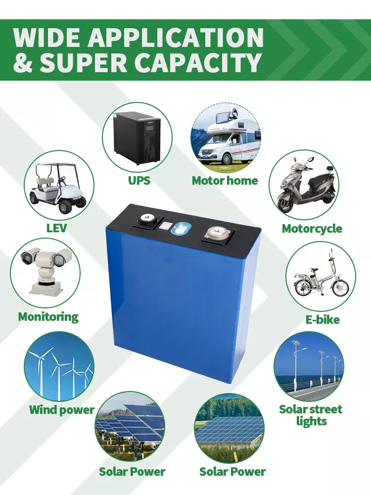 LiFePO4 Литийная батарея глубокий цикл OEM ODM 3.2V 100AH 280AH 320AH Домашнее хранение энергии Литий-ионный призматический аккумулятор