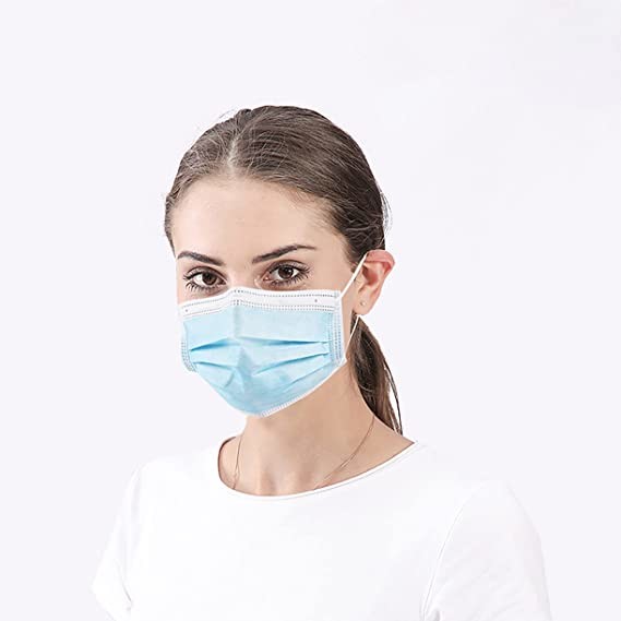 Ear Loop Disposable Medical Grade 3ply Disposable Face Mask ASTM Level 1