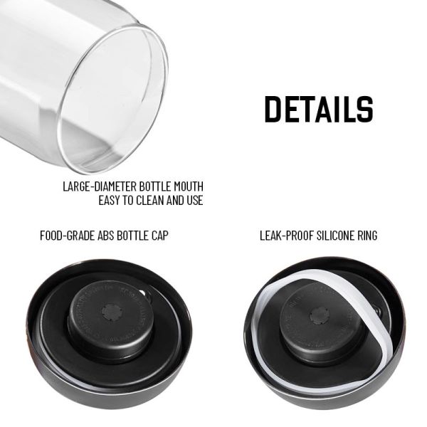 Clear Glass Food Jars with Plastic Lids|Airtight Seal| Wholesale Bulk|Food-Grad |Custom Logo Print