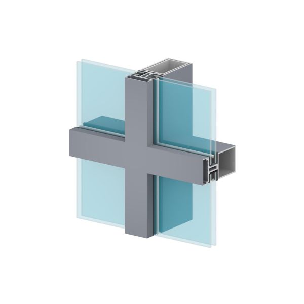 Толщина профиля 0.8-3.0мм ненесущей стены изоляции жары алюминиевая