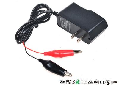 Alligator Clips Battery Charger With LED When Charging Red Charged Green