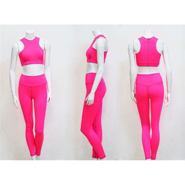 2 Piece Yoga Sets Clothing , Womens Fitness For Clothing Gym Exercise
