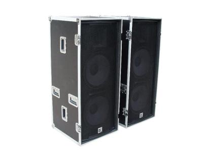 Portable Aluminum Tool Cases Black Guitar / 12U Flight Case