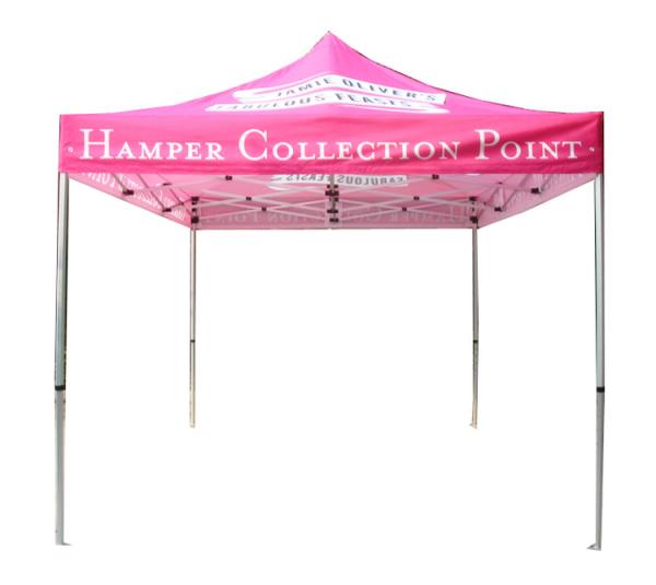 Advertising Folding Canopy Tent 3x4.5 Aluminum Structure Easy Installation