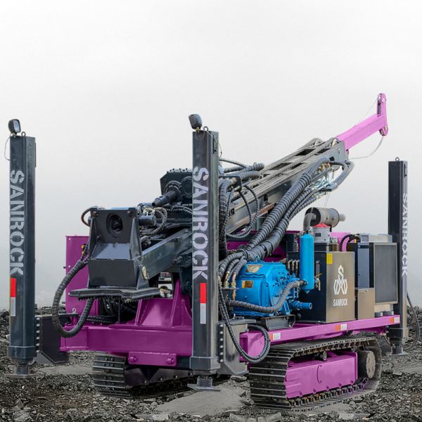 Crawler Rock Core Drilling Machine Geological Exploration Drill Rigs  Hydraulic Core Drilling Rig