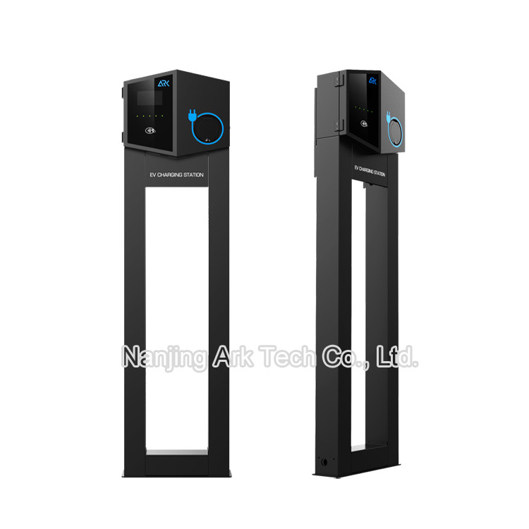 Заряжатель AC EV Wallbox гнезда типа 2 с дисплеем RFID и LCD