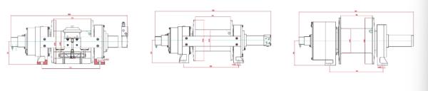 Powerful and Steel Wire Rope Hydraulic Winch for Demanding Applications 50 Lbs 390*190*340 Mm