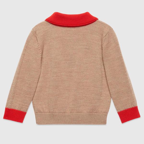 Boutique Baby Clothing Half Cardigan Autumn Girls Boys Warm Sweater 100% Cotton Fabric Knitted Kids Sweater Coat Standard