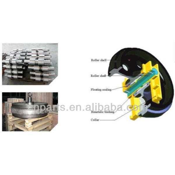 Online Support D4H Dozer Idler Assembly 7T4400 Forging Casting Front Track Idlers