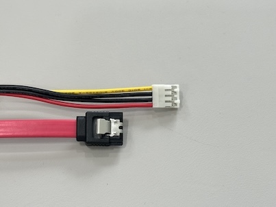 SATA 22Pin Power & Data Cable Connector – 7Pin SATA Male with 4Pin PCB Power Wire Harness for HDD / SSD / Server