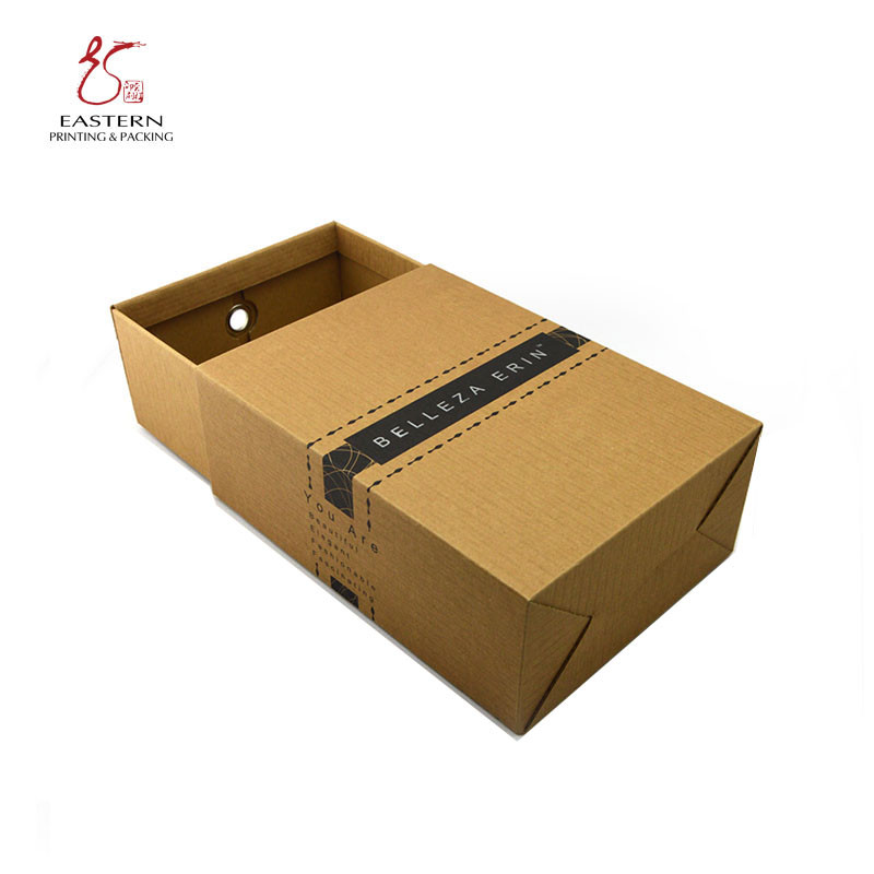 Логотип напечатал бумагу Kraft гофрированное Shoebox для ботинок спорт