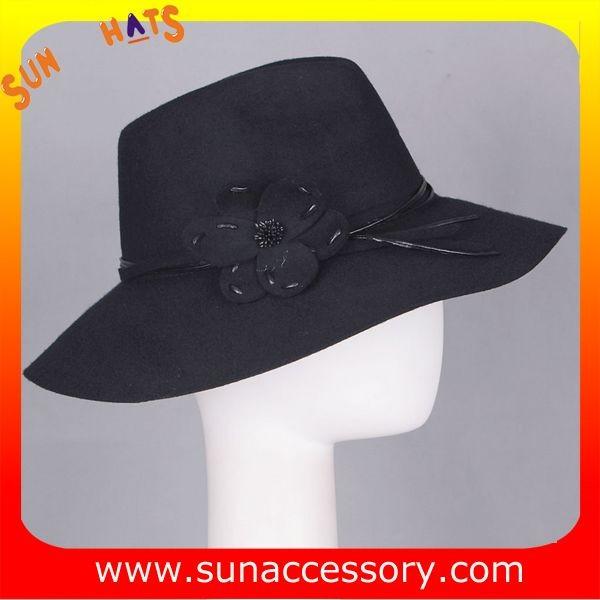 9111148 Sun Accessory customized  winner  fashion 100% wool felt  hats, women hats and caps wholesaling