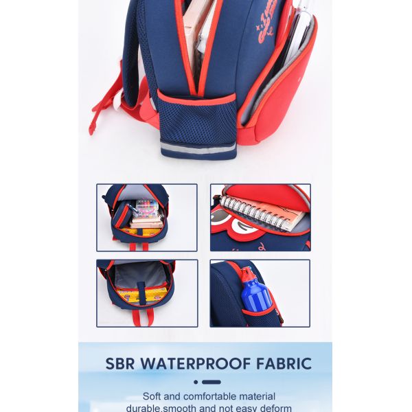 ODM Dinosaur Kids Backpack 3D Cartoon Toddler Kindergarten Mochila For Boys Girls 2-5 Years