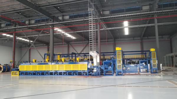 14m*12m*0.3m Industrial Paint Curing Oven Equipment 9000kg/H Output