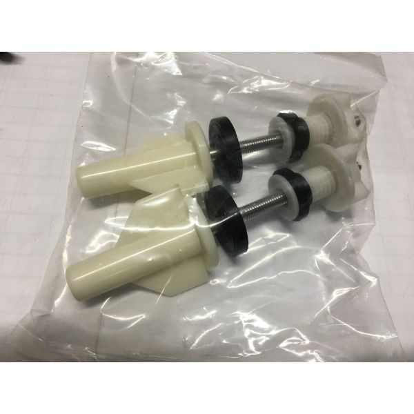 Professional Split Type Toilet Mounting Hardware , Anti Corrosion Toilet Cistern Bolts