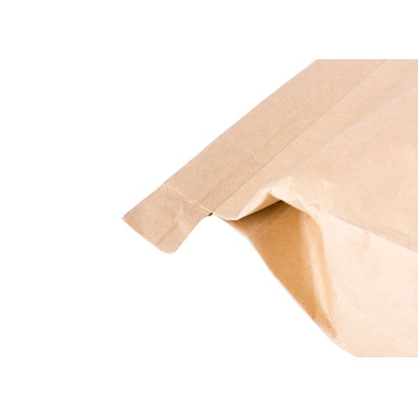 PP Polypropylene Woven Plastic Laminated Kraft Paper Pouches Custom Printed