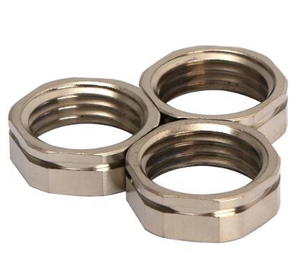 Standard Heavy Hex Nuts Brass Thumb Nut M12 Round Knurling CNC Turning Machining Parts