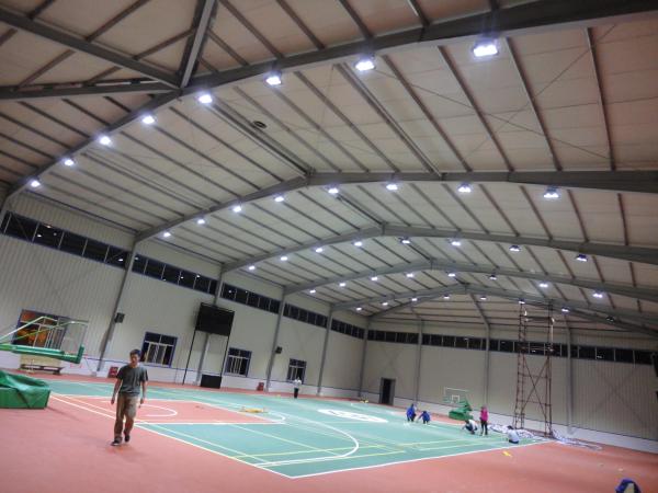 Wind Resistance Prefabricated Sports Building Badminten Basketball Hall Custom Built