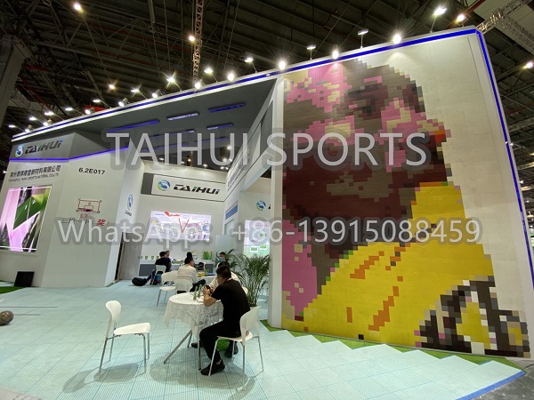 Плитки для спортивных площадок на открытом воздухе Плитки для пола из полипропилена