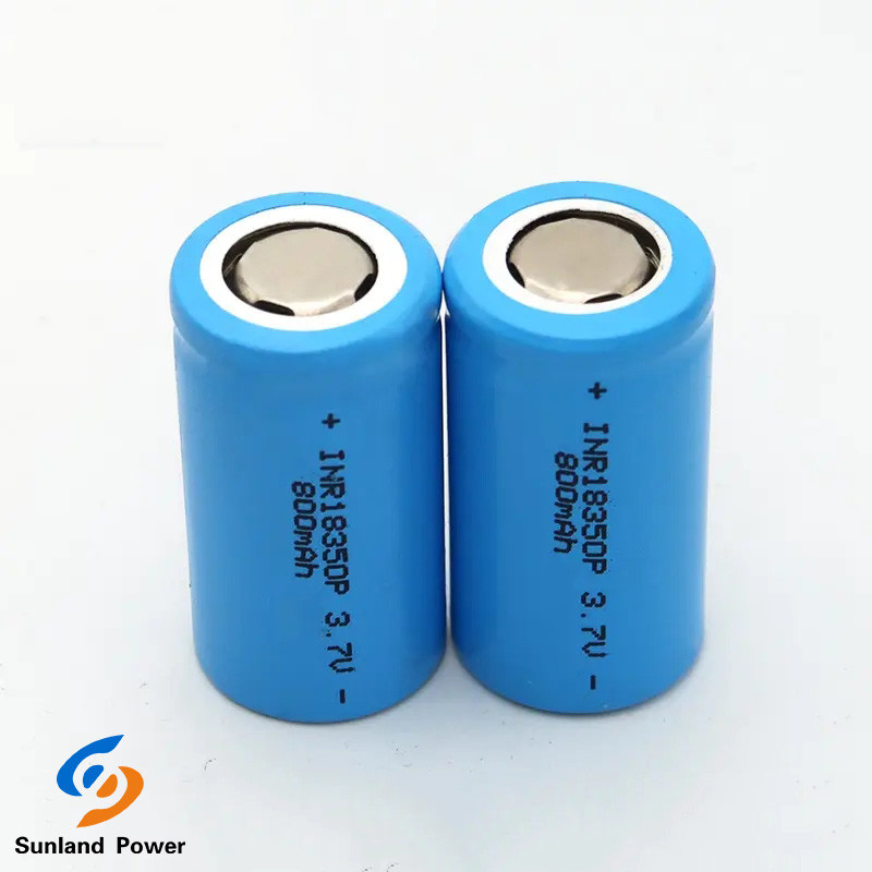 клетка батареи 900mAh 10C иона лития 3.7V 18350 цилиндрическая для беспроводных оружи татуировки