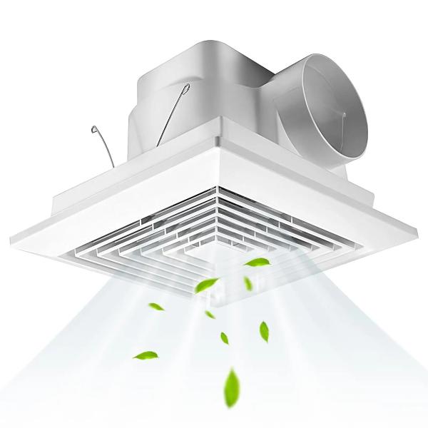 300*300mm ECM Motor Ceiling Exhaust Fan Effective Air Circulation For Bathroom Kitchen OEM ODM